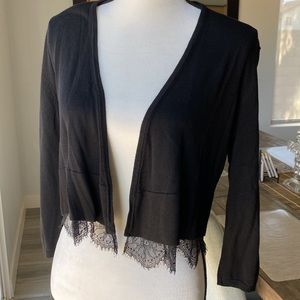 Tommy Hilfiger cardigan with lace trim S
